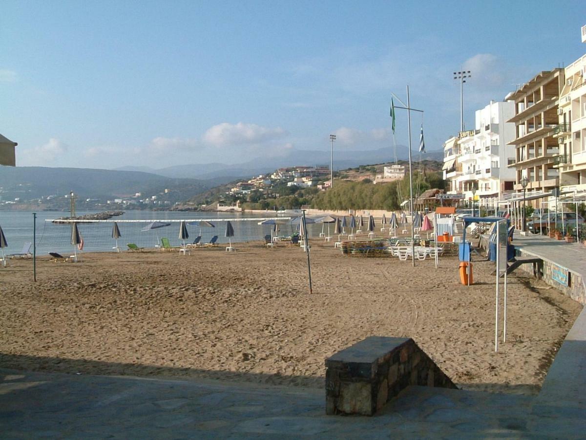 Stunning Seaview Town Apartment Agios Nikolaos Exteriör bild