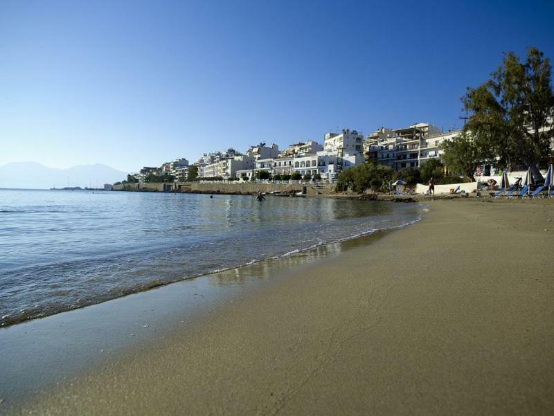 Stunning Seaview Town Apartment Agios Nikolaos Exteriör bild