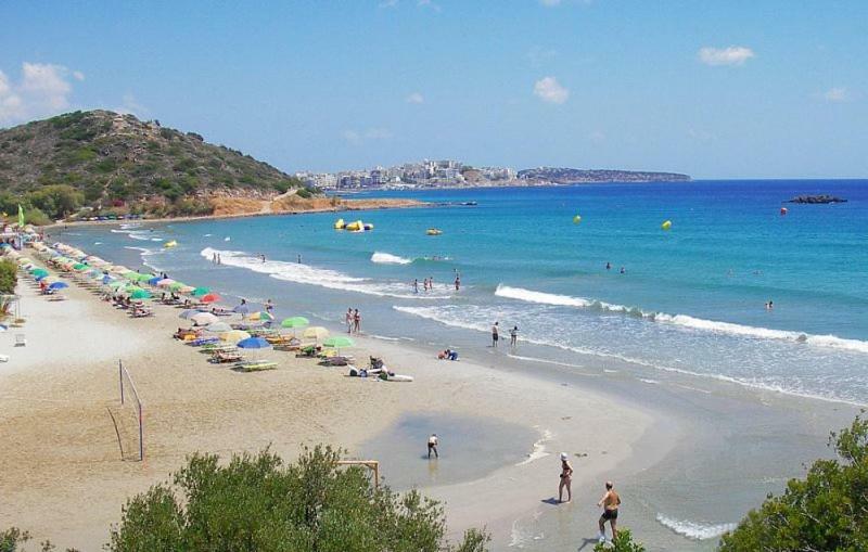 Stunning Seaview Town Apartment Agios Nikolaos Exteriör bild